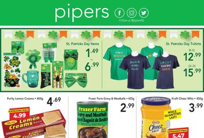 Pipers Superstore Flyer March 9 to 15