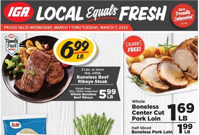 IGA (TN) Weekly Ad Flyer Specials March 1 to March 7, 2023