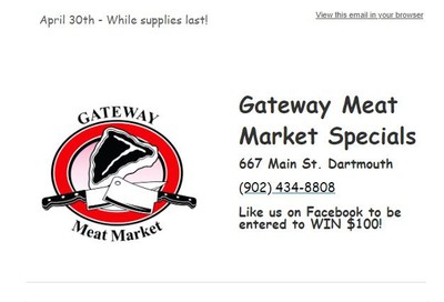 Gateway Meat Market Flyer April 30 to May 6