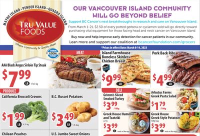 Tru Value Foods Flyer March 8 to 14