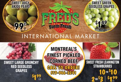 Fred's Farm Fresh Flyer March 8 to 14