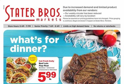 Stater Bros. Weekly Ad & Flyer April 29 to May 5