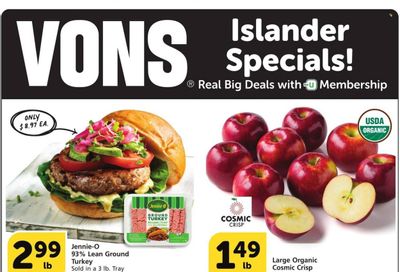 Vons (CA) Weekly Ad Flyer Specials March 8 to March 14, 2023