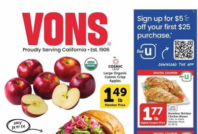 Vons (CA) Weekly Ad Flyer Specials March 8 to March 14, 2023