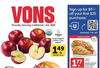 Vons (CA) Weekly Ad Flyer Specials March 8 to March 14, 2023