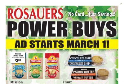 Rosauers (ID, MT, OR, WA) Weekly Ad Flyer Specials March 1 to March 28, 2023