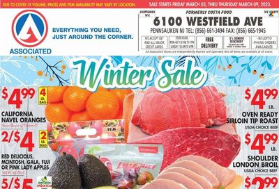 Associated Supermarkets (NY) Weekly Ad Flyer Specials March 3 to March 9, 2023