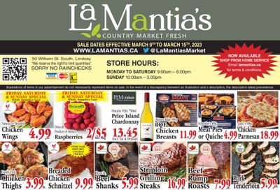 LaMantia's Flyer March 9 to 15