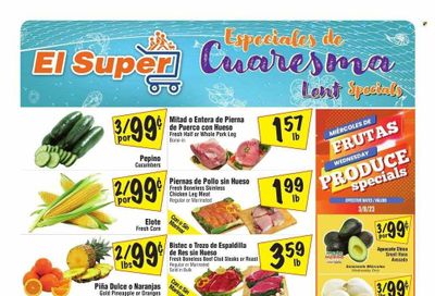 El Super (AZ) Weekly Ad Flyer Specials March 8 to March 14, 2023