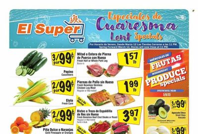 El Super (CA) Weekly Ad Flyer Specials March 8 to March 14, 2023