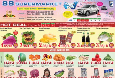 88 Supermarket Flyer March 9 to 15