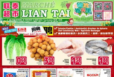 Marche Lian Tai Flyer March 9 to 15