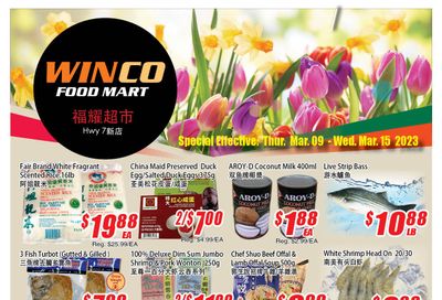 WinCo Food Mart (HWY 7) Flyer March 9 to 15