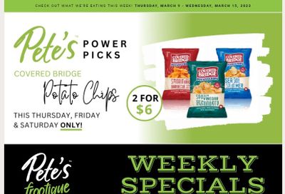 Pete's Fine Foods Flyer March 9 to 15