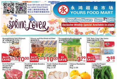 Yours Food Mart Flyer March 10 to 16