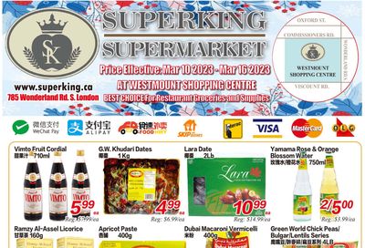 Superking Supermarket (London) Flyer March 10 to 16