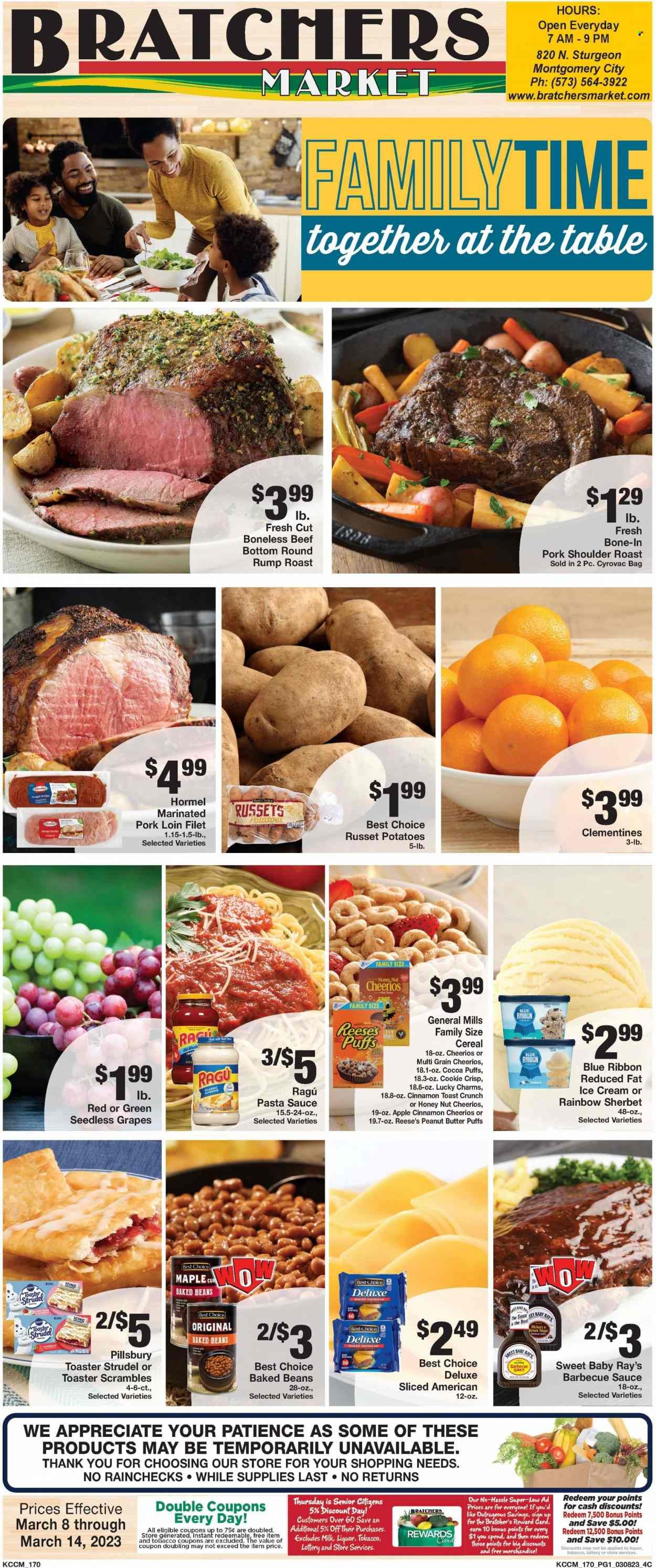 Bratchers Market (MO) Weekly Ad Flyer Specials March 8 to March 14, 2023