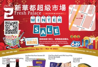 Fresh Palace Supermarket Flyer March 10 to 16