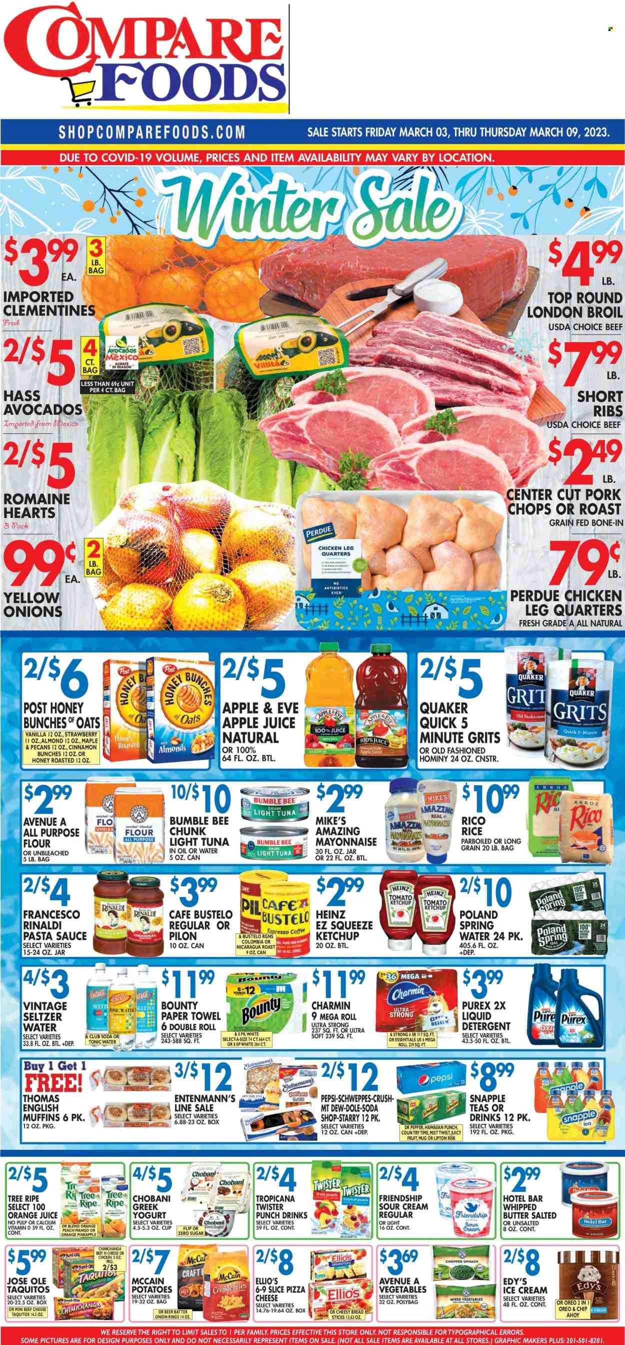 Compare Foods (CT, MD, NC, NJ, NY, RI) Weekly Ad Flyer Specials March 3 to March 9, 2023