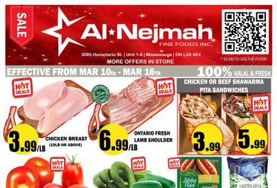 Alnejmah Fine Foods Inc. Flyer March 10 to 16