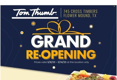 Tom Thumb (TX) Weekly Ad Flyer Specials March 8 to March 14, 2023