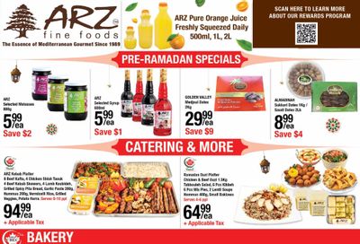 Arz Fine Foods Flyer March 10 to 16