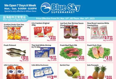 Blue Sky Supermarket (North York) Flyer March 10 to 16