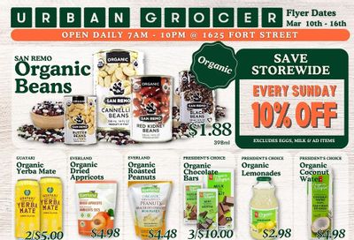 Urban Grocer Flyer March 10 to 16