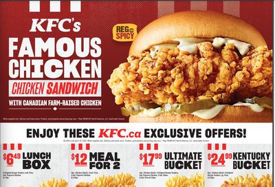 KFC Canada Coupon (Saskatchewan) Valid until April 30) Valid until April 30