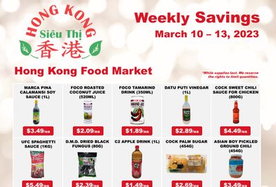 Hong Kong Food Market Flyer March 10 to 13