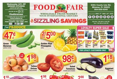 Food Fair Fresh Market (FL) Weekly Ad Flyer Specials March 9 to March 15, 2023