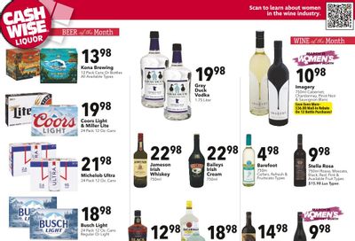 Cash Wise Liquor Only (MN) Weekly Ad Flyer Specials March 12 to March 18, 2023