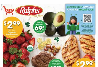 Ralphs (CA) Weekly Ad Flyer Specials March 15 to March 21, 2023