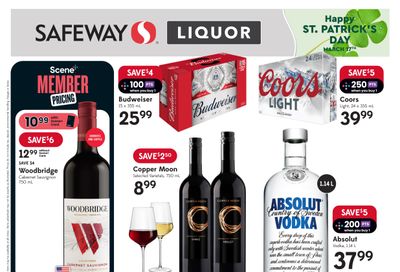 Safeway (BC) Liquor Flyer March 16 to 22