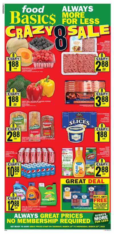 Food Basics Flyer March 16 to 22