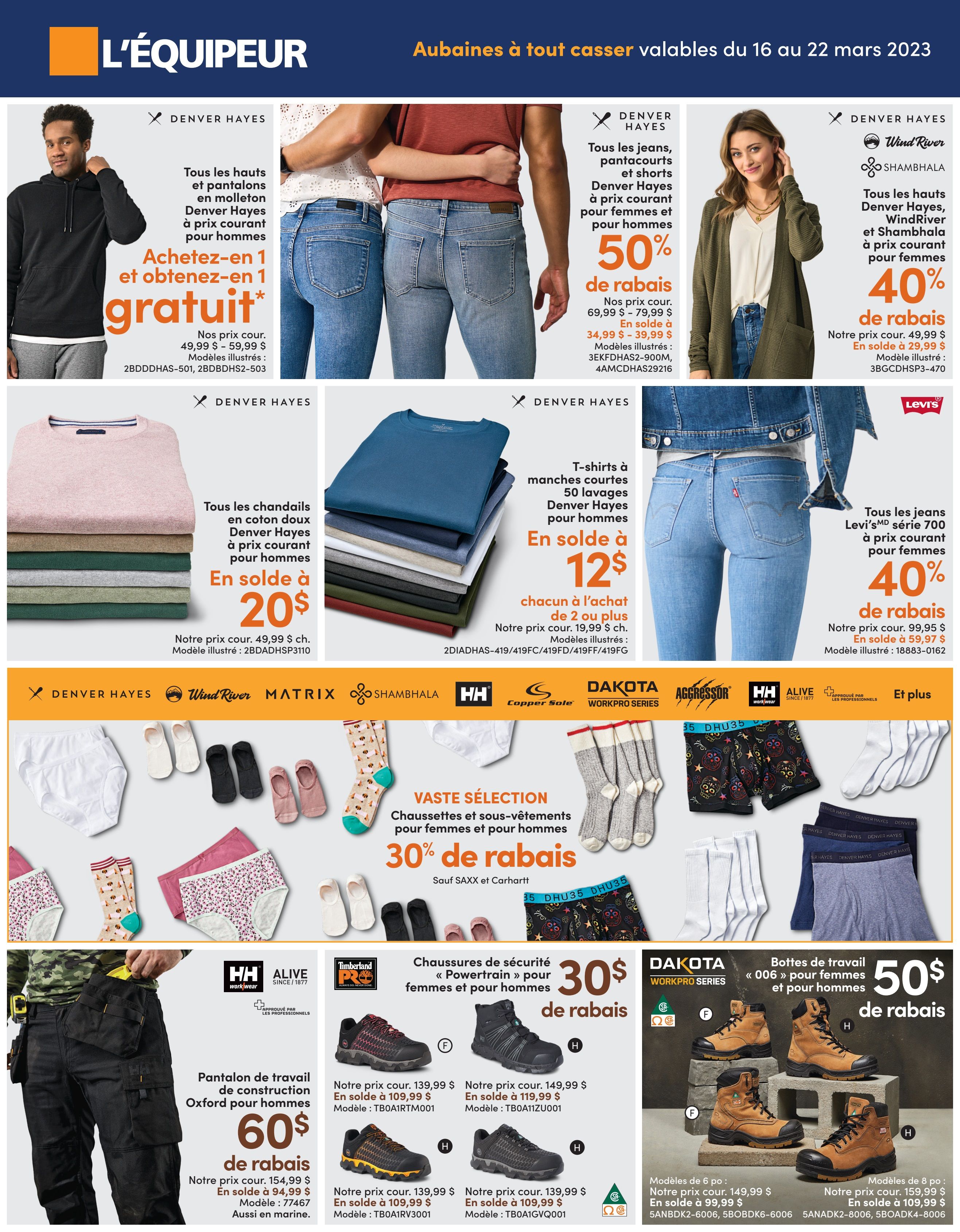 L'Équipeur Flyer March 16 to 22