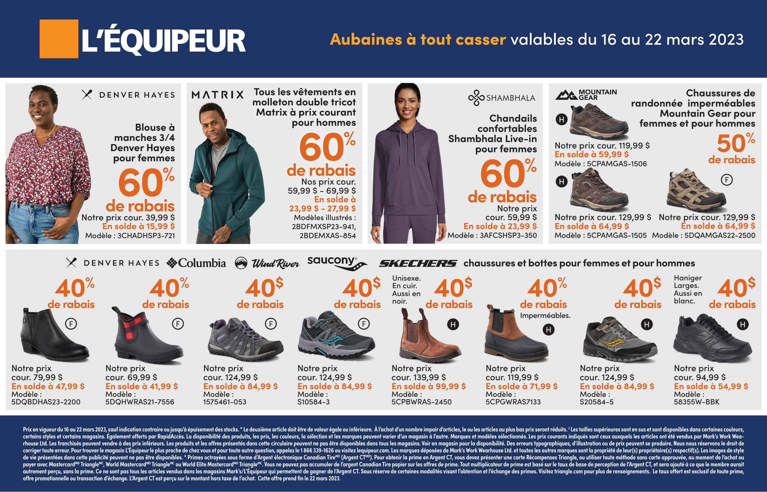 L'Équipeur Flyer March 16 to 22