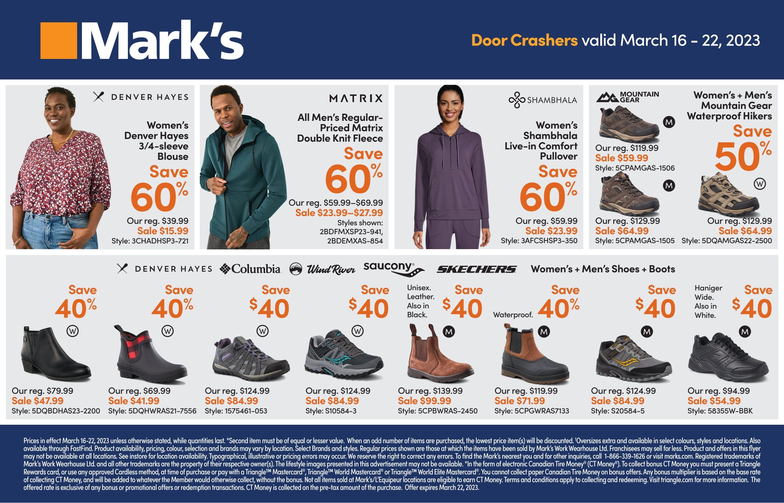 Mark's Flyer March 16 to 22