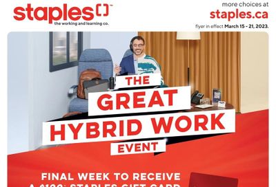 Staples Flyer March 15 to 21