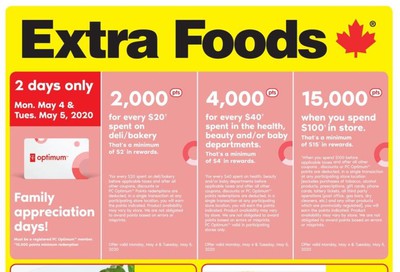 Extra Foods Flyer May 1 to 7