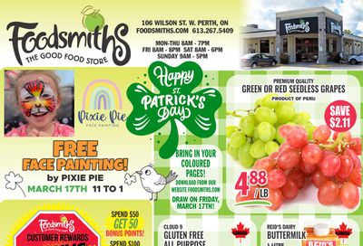 Foodsmiths Flyer March 16 to 23