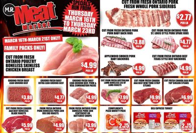 M.R. Meat Market Flyer March 16 to 23
