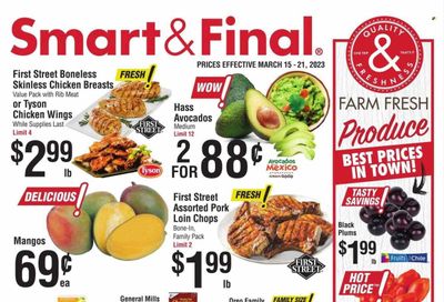 Smart & Final (CA) Weekly Ad Flyer Specials March 15 to March 21, 2023