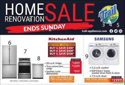 Trail Appliances (AB & SK) Flyer March 16 to 22