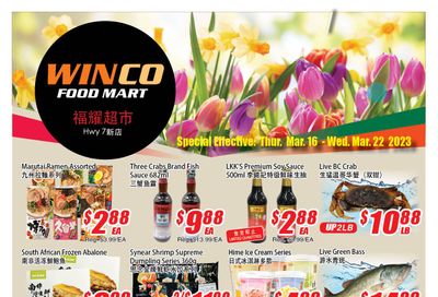 WinCo Food Mart (HWY 7) Flyer March 16 to 22
