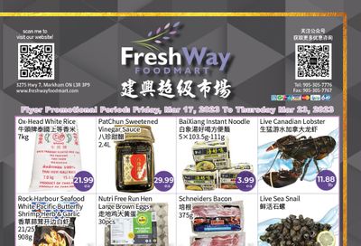 FreshWay Foodmart Flyer March 17 to 23