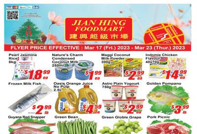 Jian Hing Foodmart (Scarborough) Flyer March 17 to 23