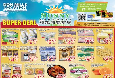 Sunny Foodmart (Don Mills) Flyer March 17 to 23