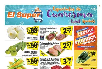 El Super (TX) Weekly Ad Flyer Specials March 15 to March 21, 2023