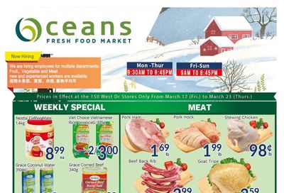 Oceans Fresh Food Market (West Dr., Brampton) Flyer March 17 to 23